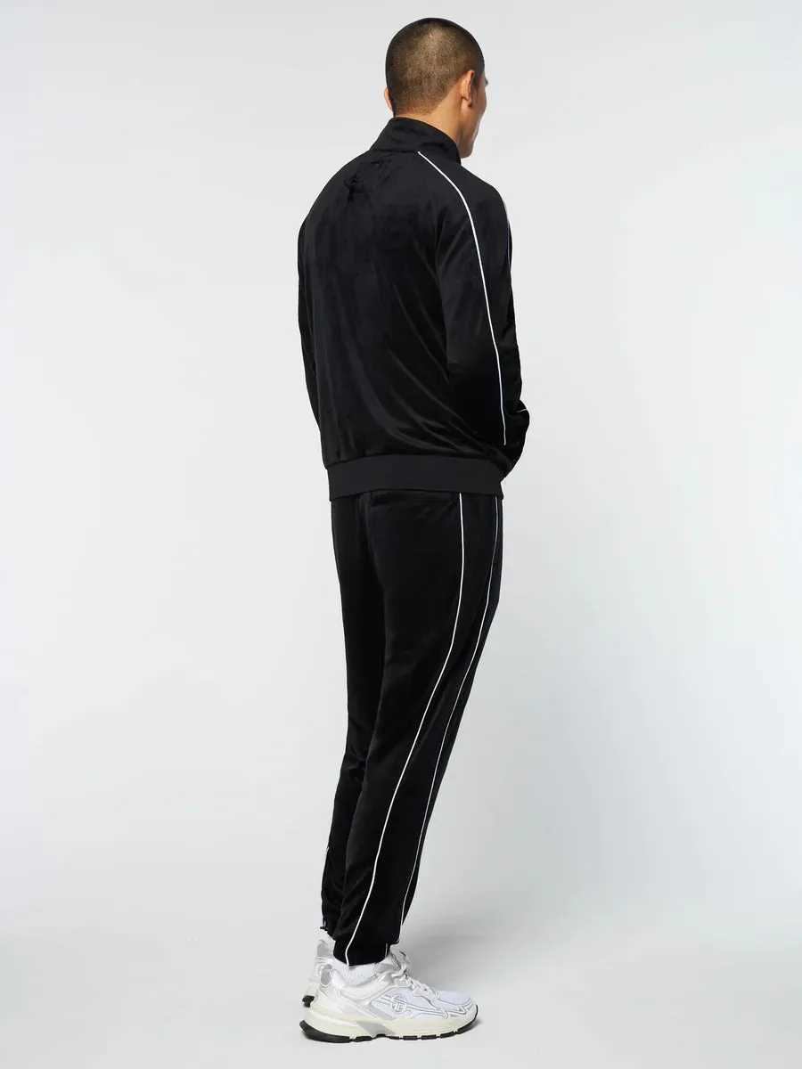 Lioni Velour Track Set - Black Beauty