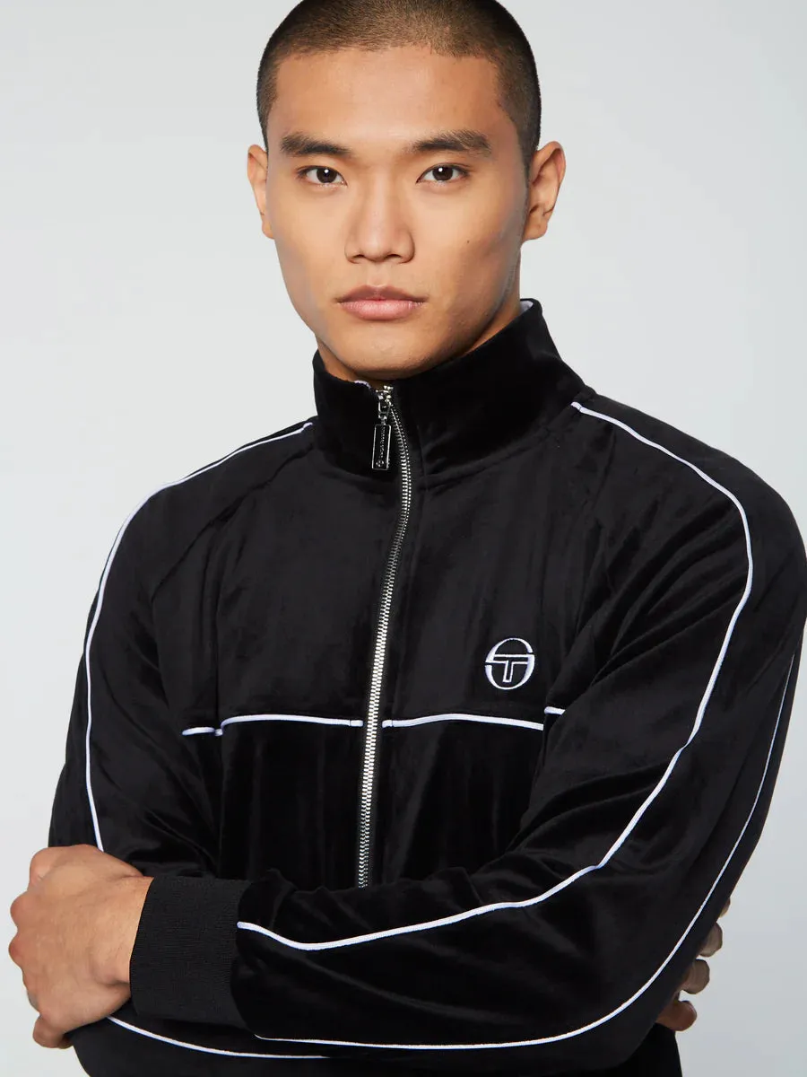 Lioni Velour Track Set - Black Beauty