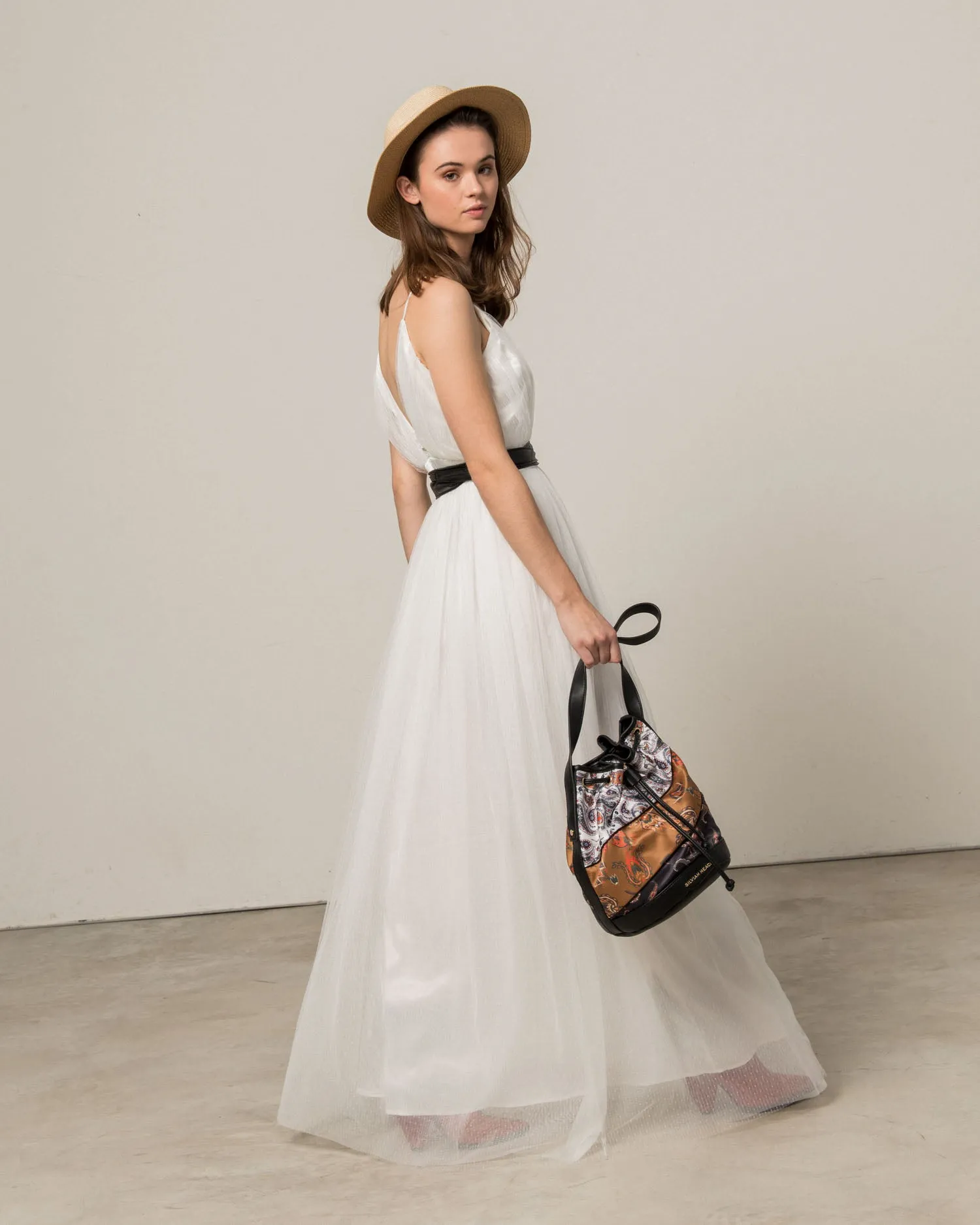 Long tulle dress