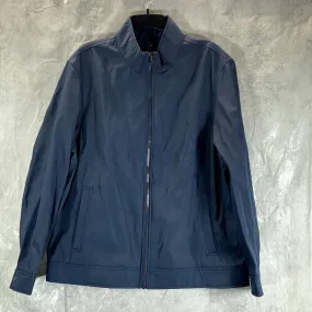 MICHAEL KORS Men's Navy Solid Mock-Neck Full-Zip 3-in-1 Track Jacket SZ XL