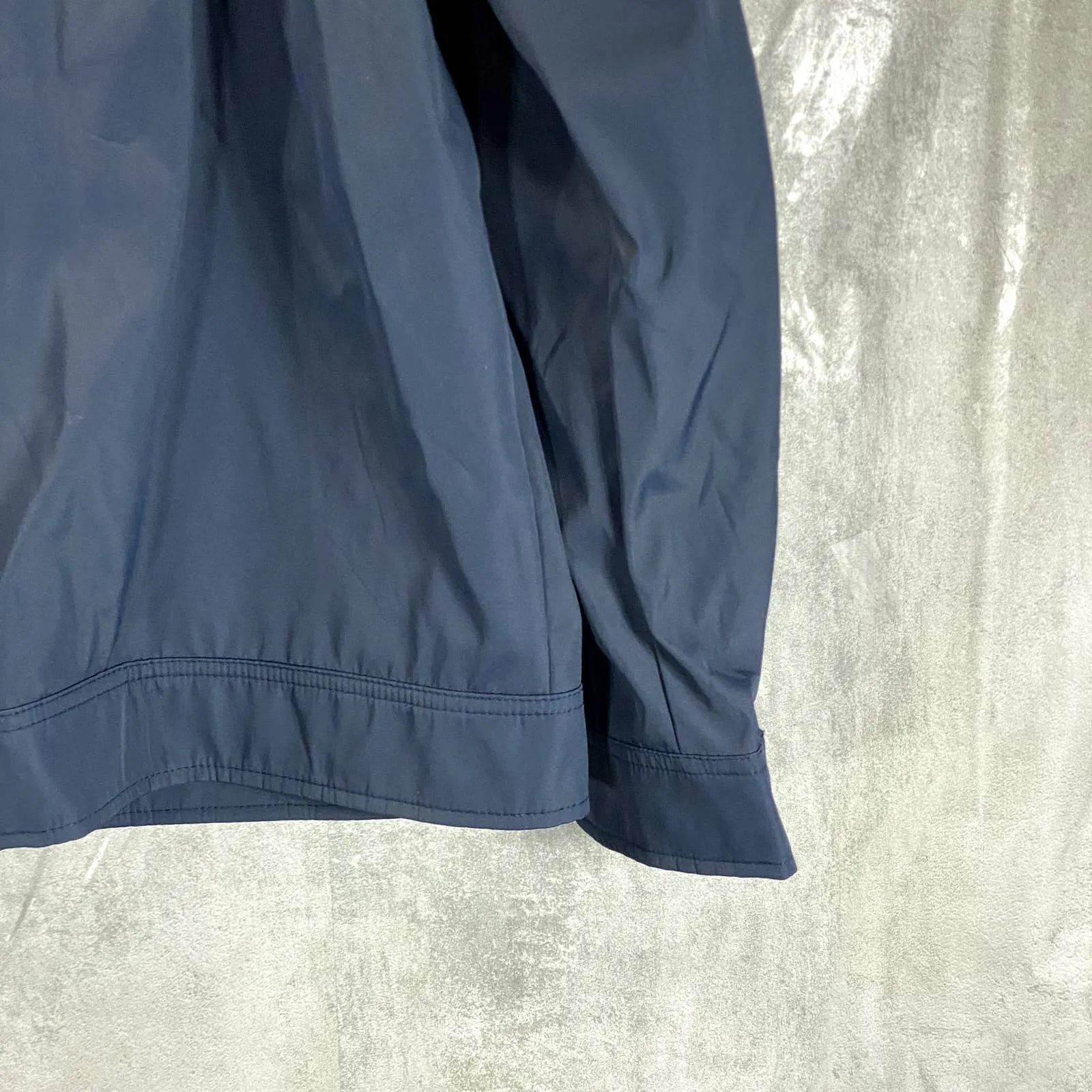 MICHAEL KORS Men's Navy Solid Mock-Neck Full-Zip 3-in-1 Track Jacket SZ XL