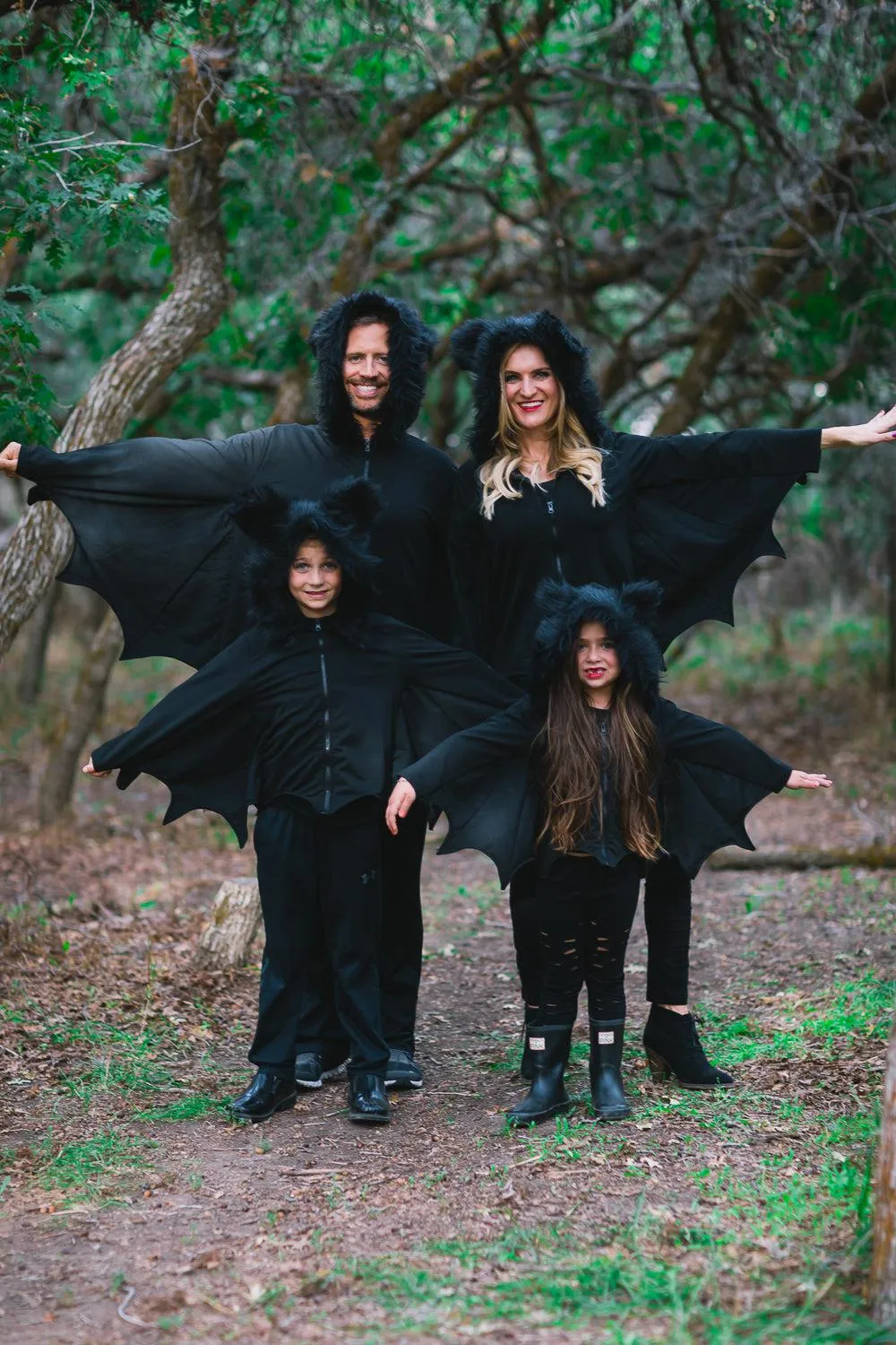 Mom & Me - Black Distressed Leggings
