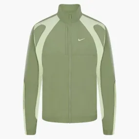 Nike X Nocta Northstar Nylon Track Jacket Oil Green/light Liquid Lime
