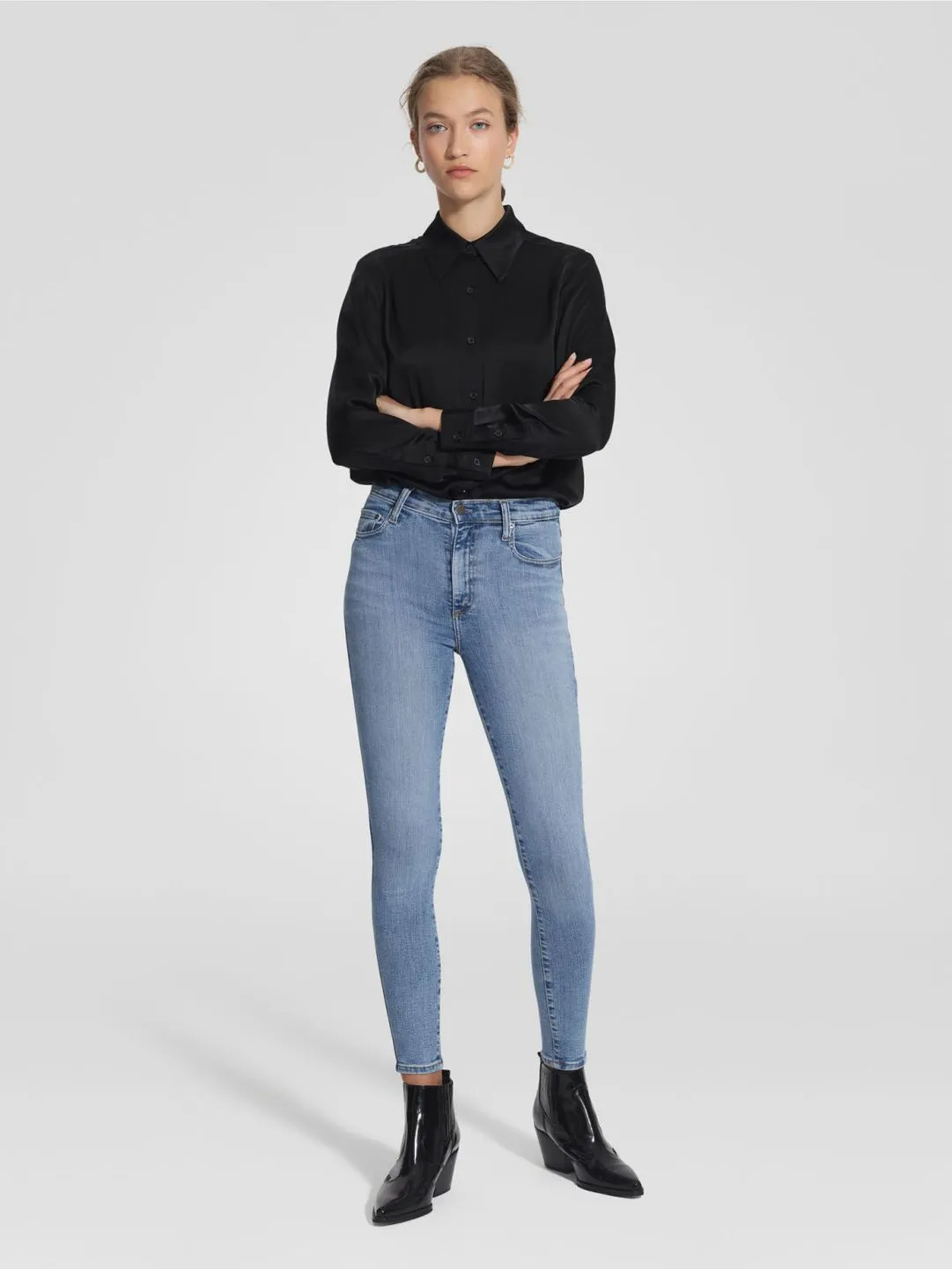 Nobody Denim Cult Skinny Ankle Jean in Ambiant