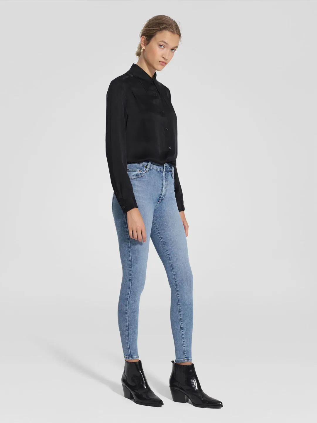 Nobody Denim Cult Skinny Ankle Jean in Ambiant