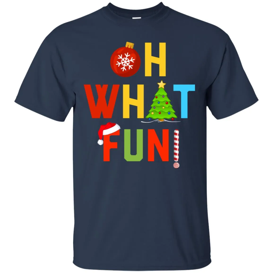 Oh What Fun Merry Christmas Men T-Shirt