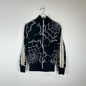 Palm Angels Black Spiderweb Track Jacket Size M