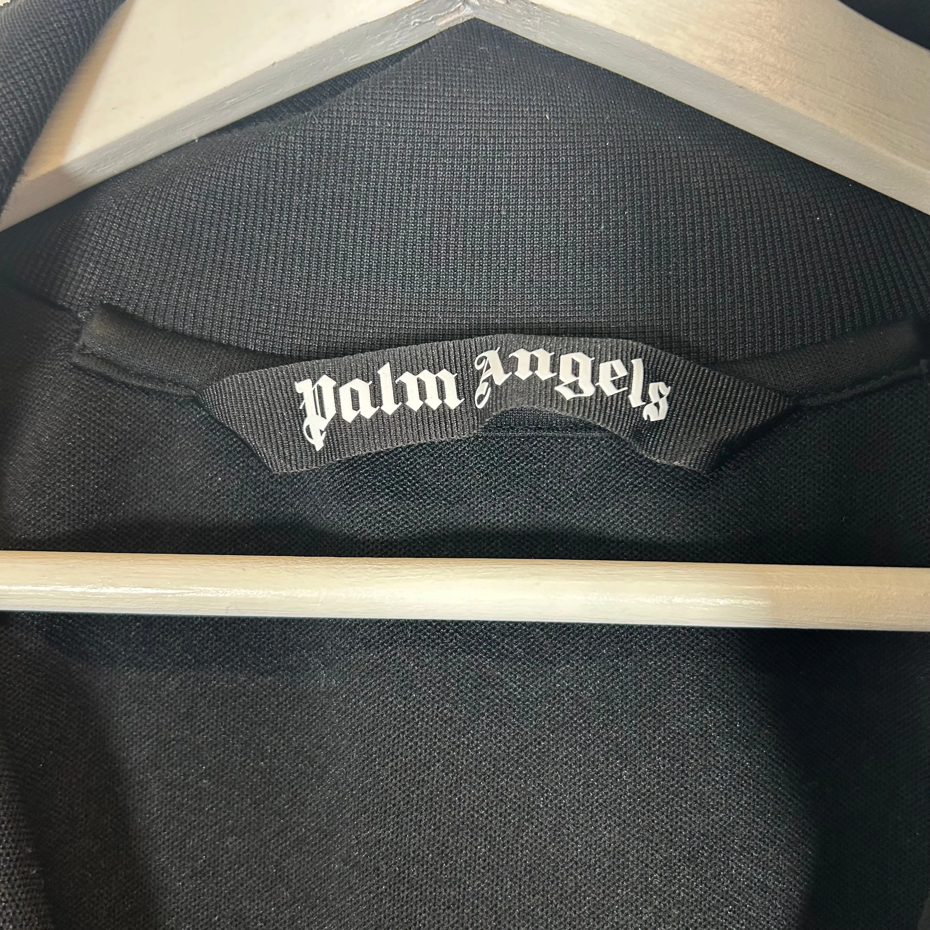 Palm Angels Black Spiderweb Track Jacket Size M