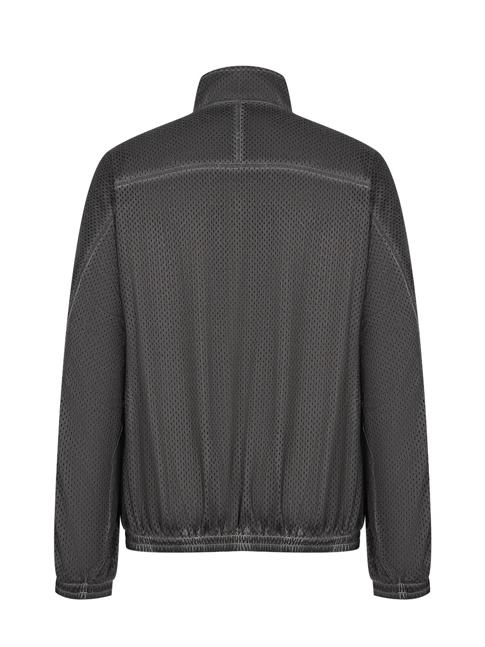 Perforated Mesh Track Jacket (Washed Fossil)