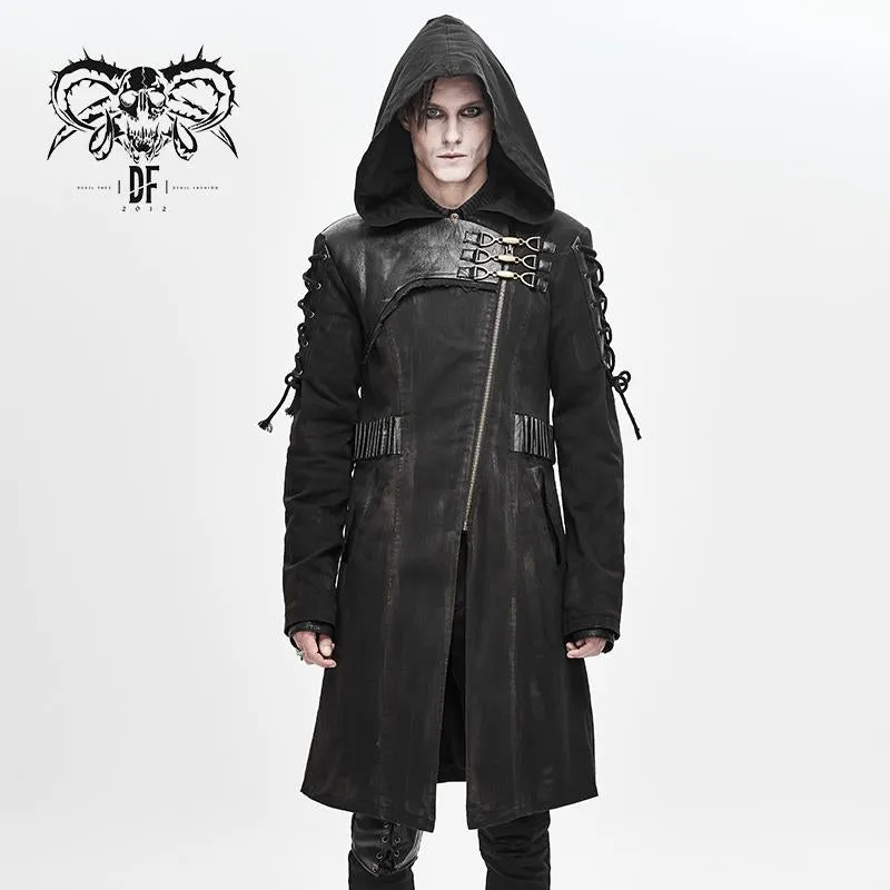 'Perpetual Chaos' Punk Hooded Coat