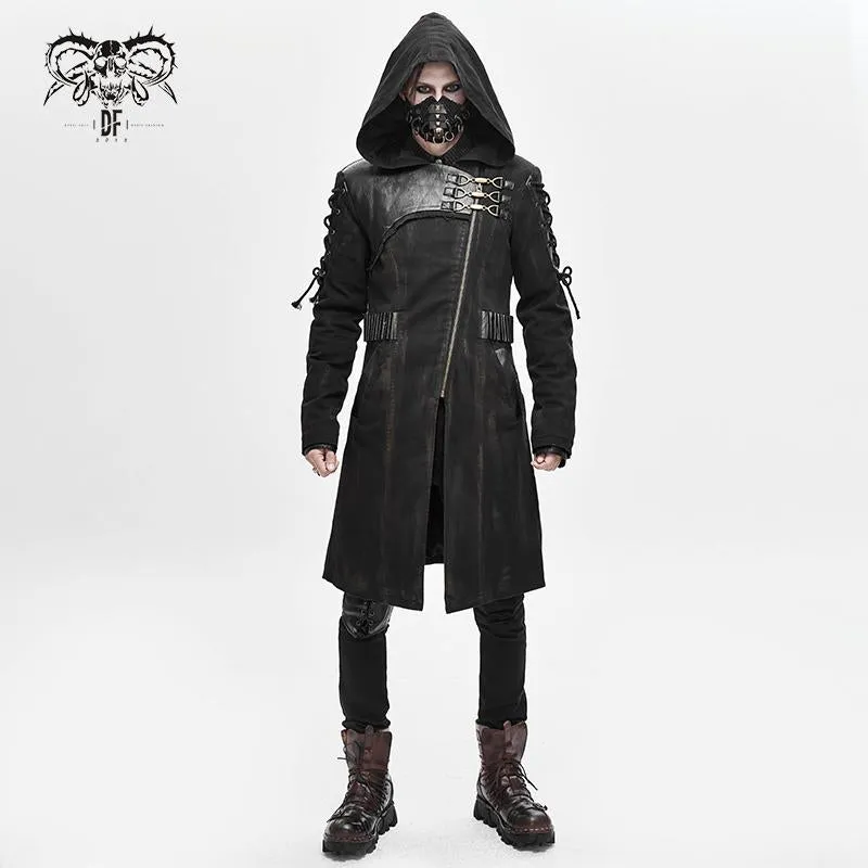'Perpetual Chaos' Punk Hooded Coat