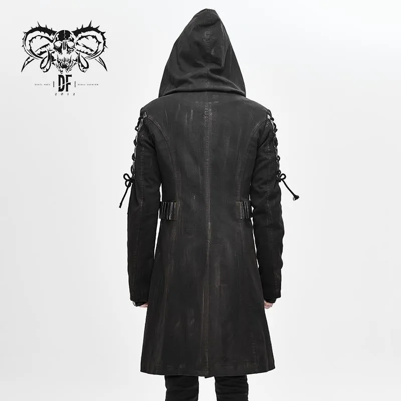 'Perpetual Chaos' Punk Hooded Coat