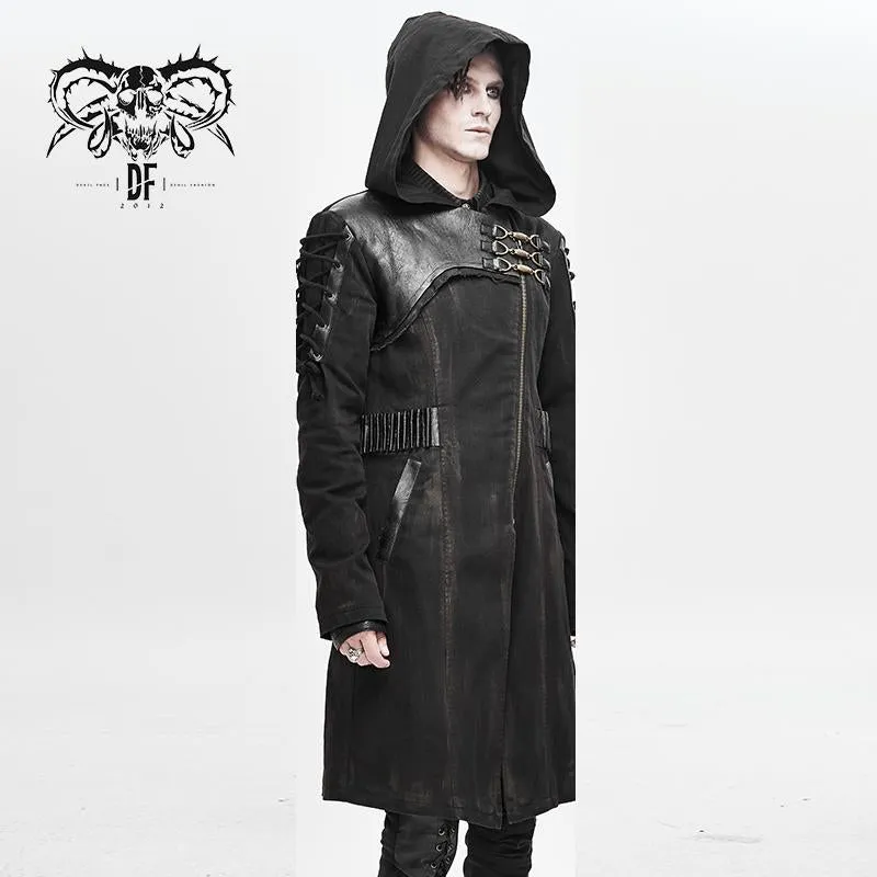 'Perpetual Chaos' Punk Hooded Coat