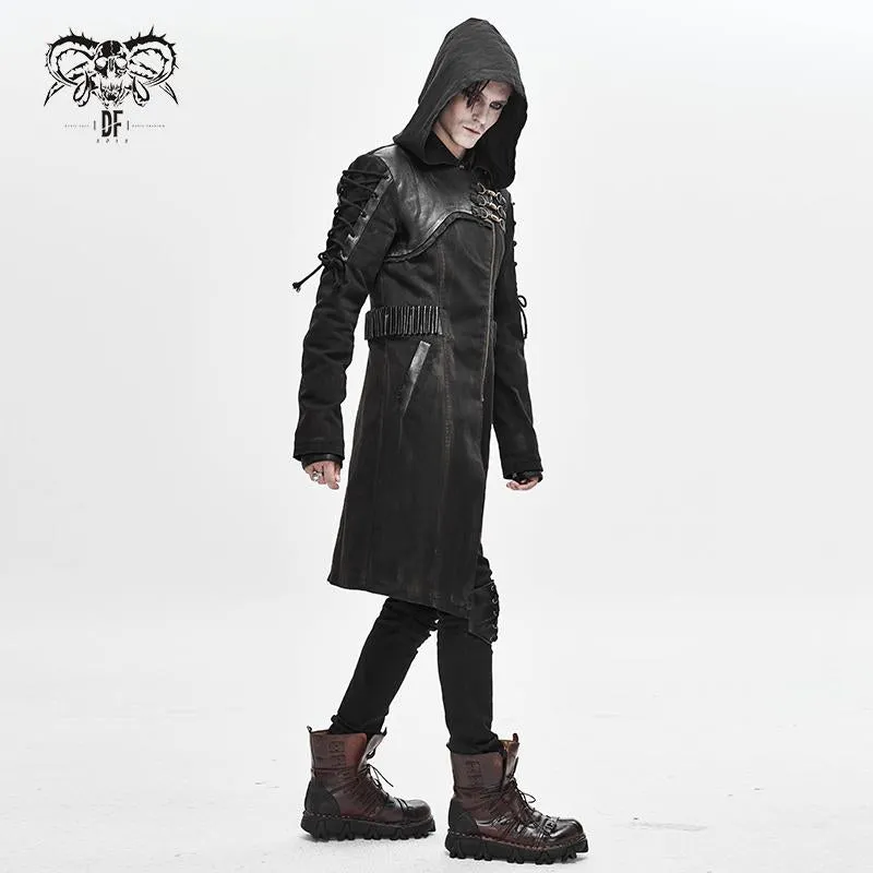 'Perpetual Chaos' Punk Hooded Coat