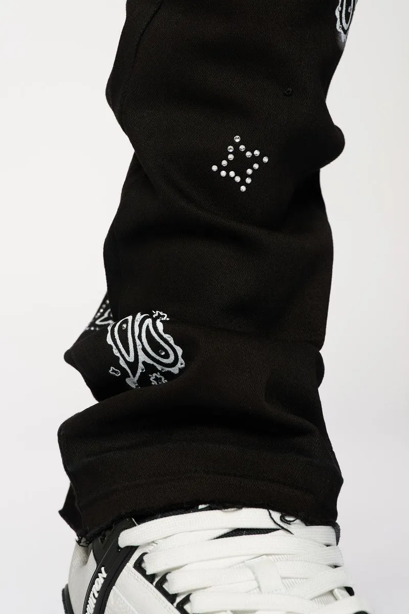 PHEELINGS STAR CROSSED STACK DENIM (Jet Black)