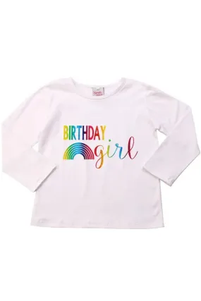 Rainbow "Birthday Girl" T-Shirt