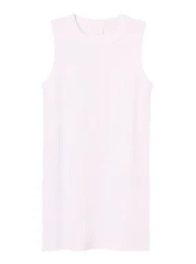 RIBBED TUNIC MINI DRESS