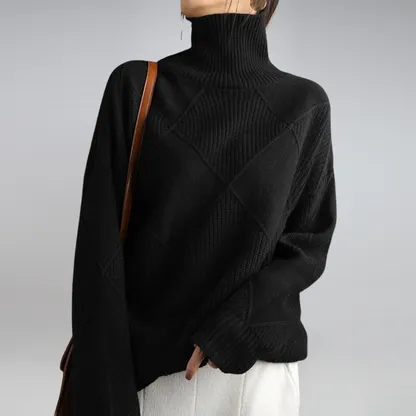 Sabrina | Soft and Warm Cashmere Turtleneck Sweater for Women
