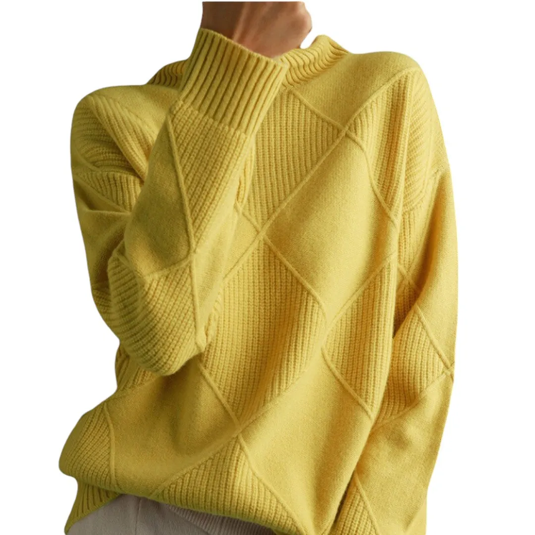 Sabrina | Soft and Warm Cashmere Turtleneck Sweater for Women