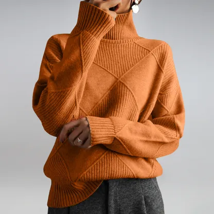 Sabrina | Soft and Warm Cashmere Turtleneck Sweater for Women