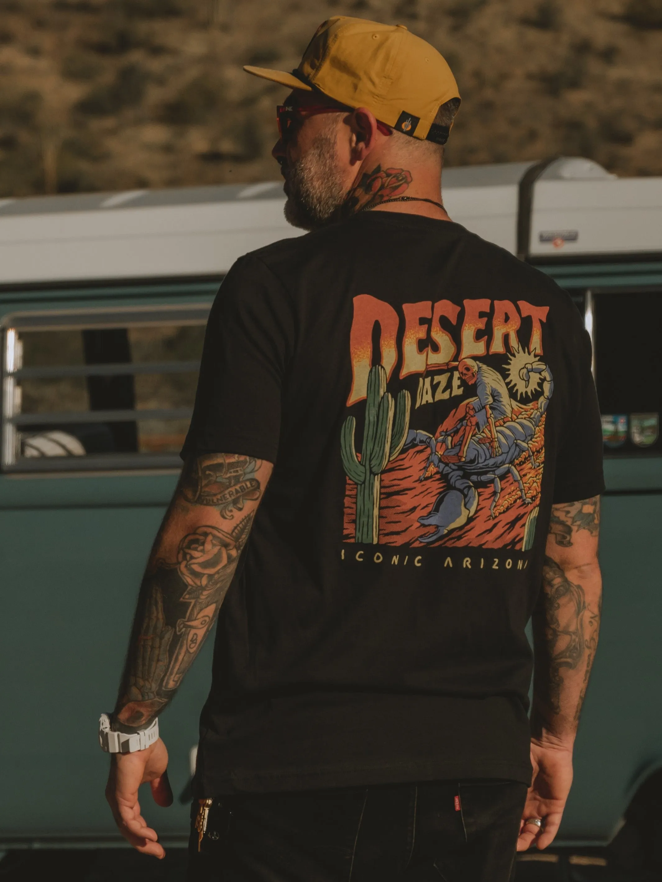 Scorpion Surfer Unisex Tee - Black
