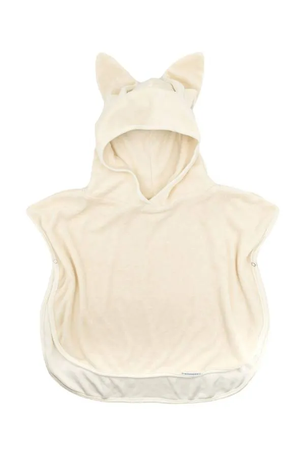 Set Poncho Estivo Panna e Barchette Rosa - Panna 332