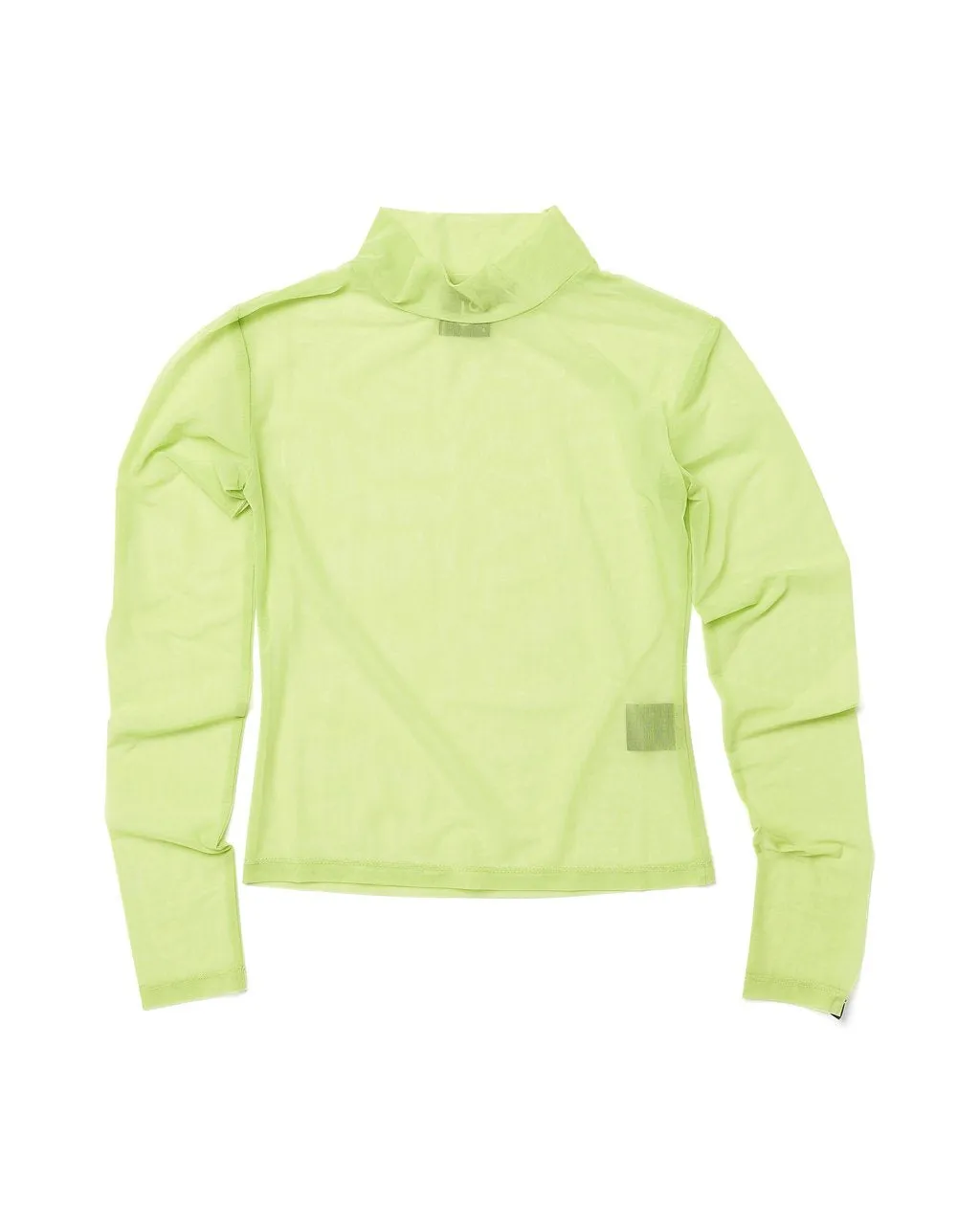 Sheer Turtleneck - Lime