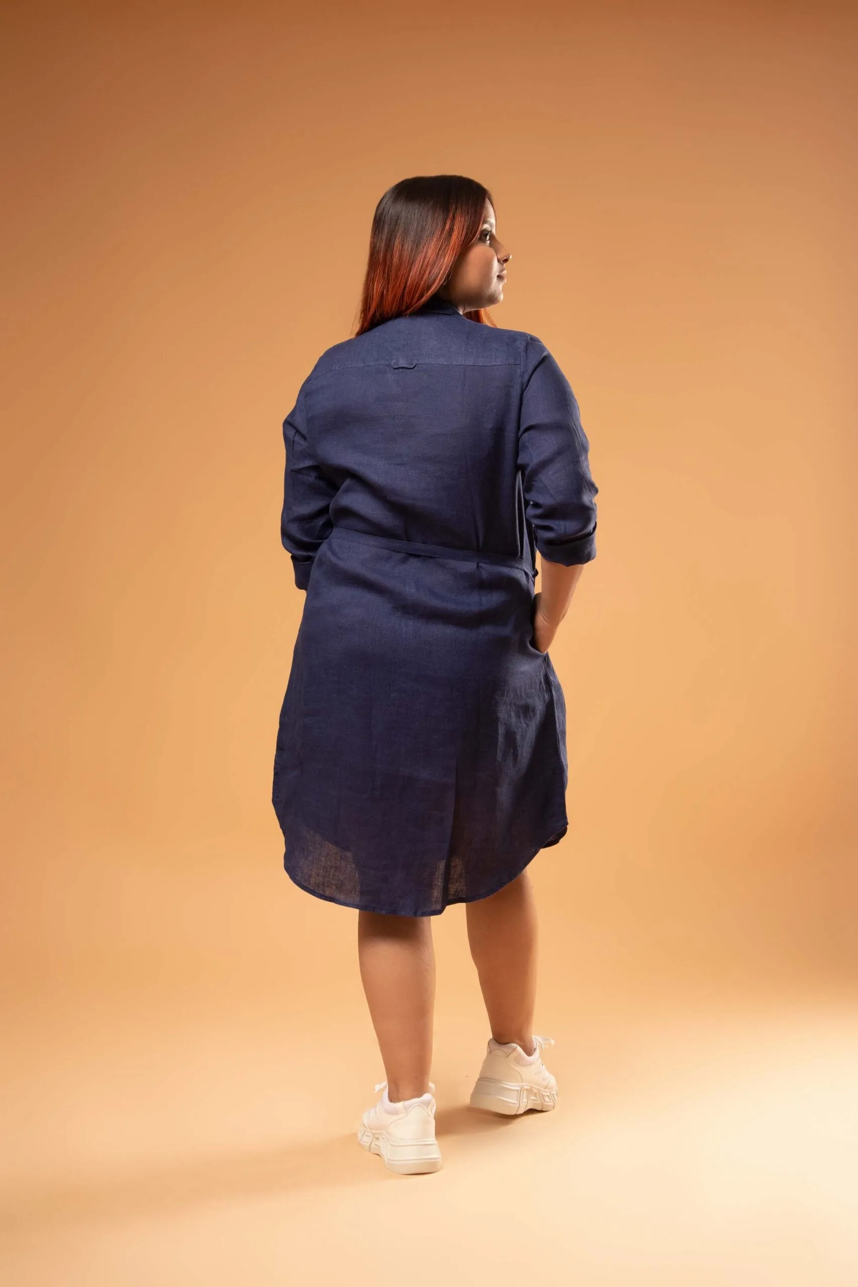 Shirt Dress In Navy