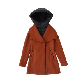 Soia & Kyo Convertible Wool Coat - Women's XXS