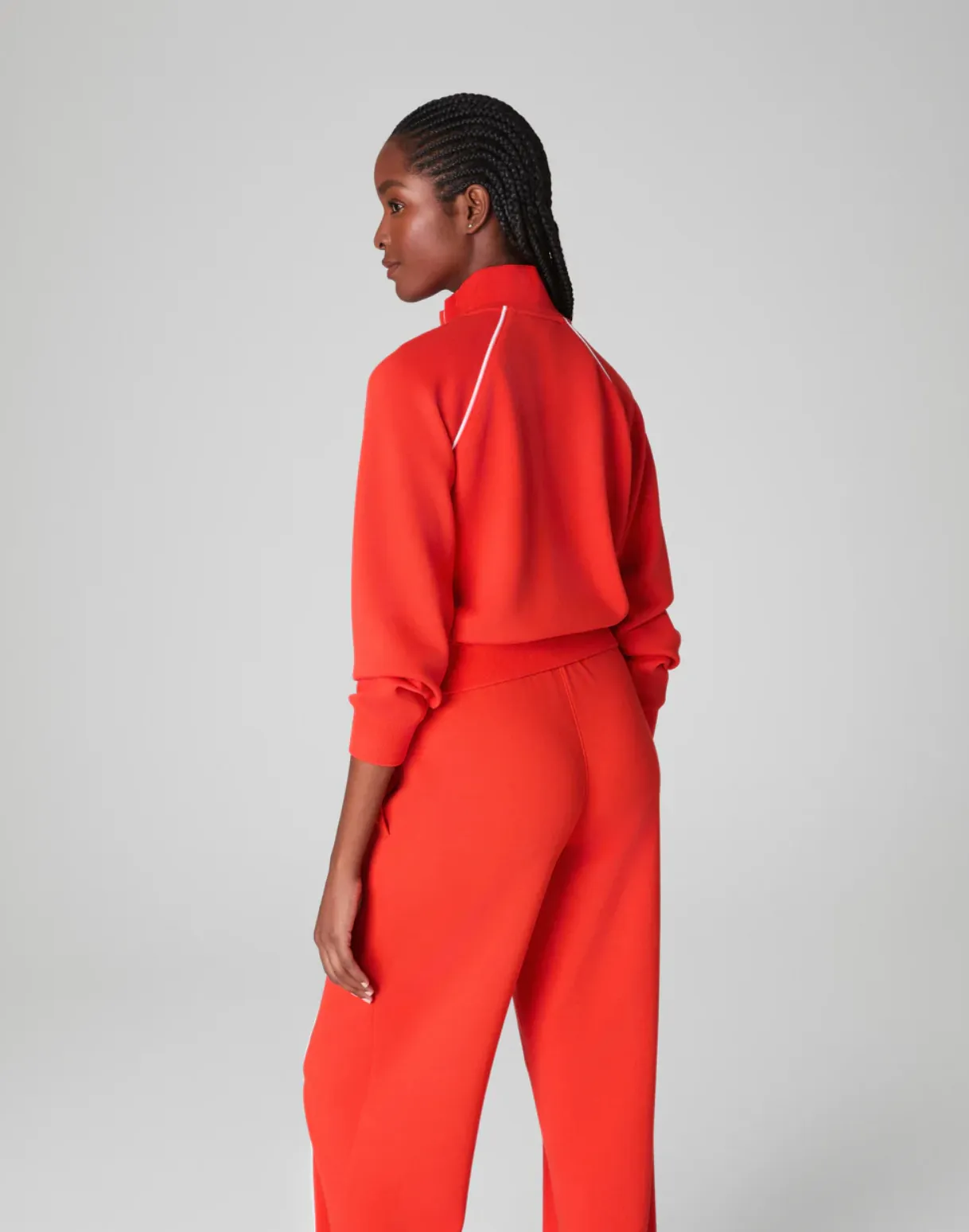 Spanx AirEssentials Pique Full Zip Track Jacket