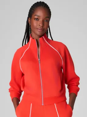 Spanx AirEssentials Pique Full Zip Track Jacket