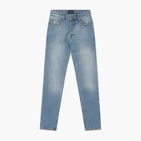 Tapered Selvedge Denim Light Blue