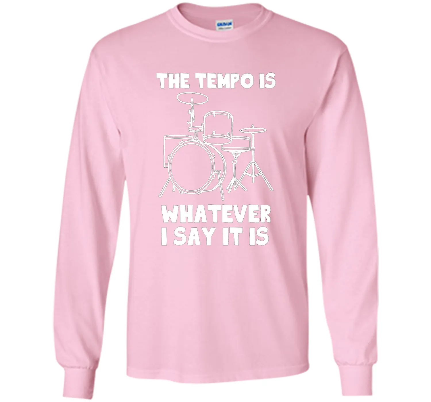 The Tempo Is Whatever I Say It Is T-Shirt drummer musician
