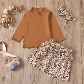 Toddler Girls Long Sleeve Turtleneck Top & Heart Skirt Wholesale Girls