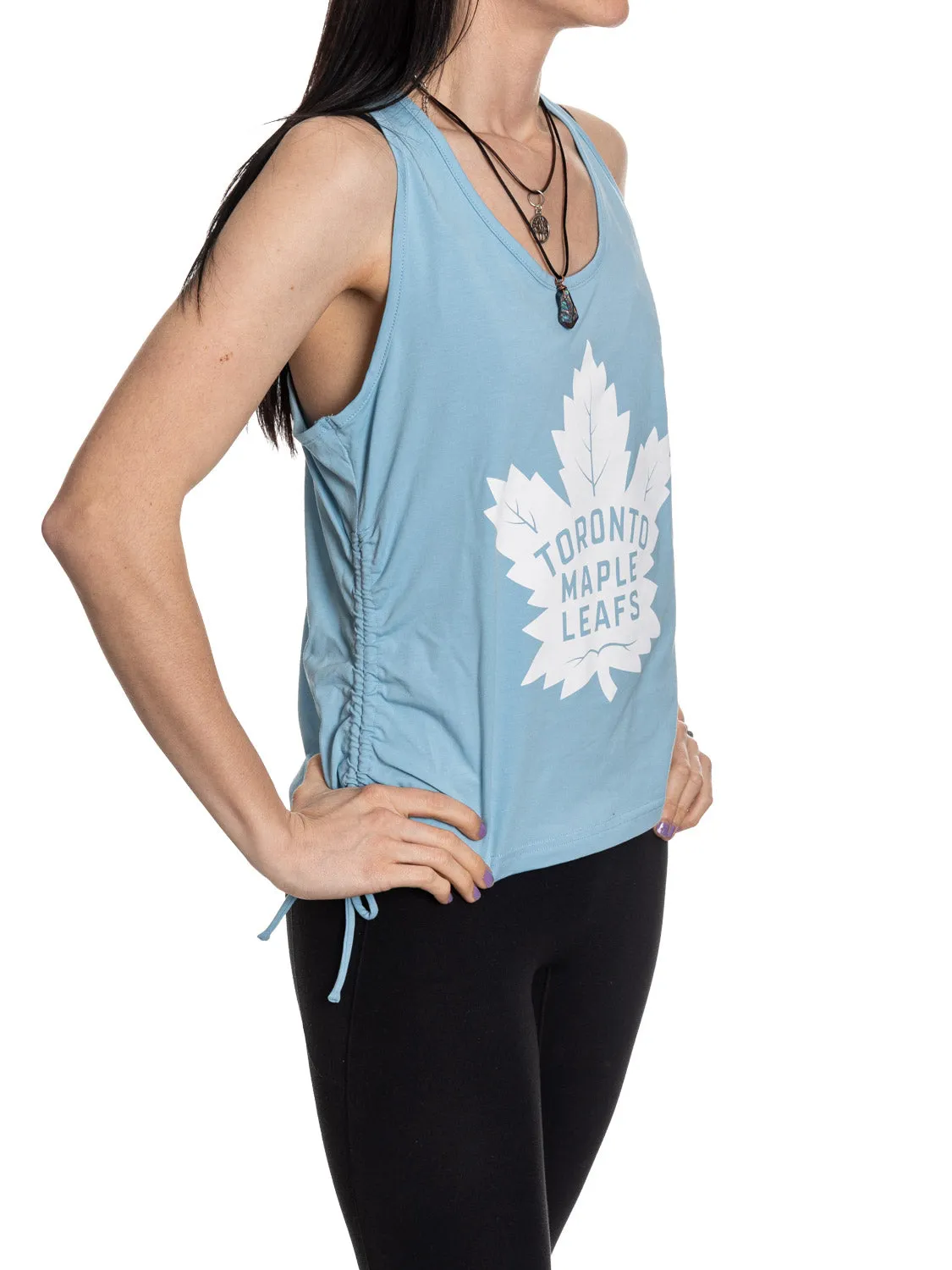 Toronto Maple Leafs Women's Adjustable Jersey Knit Tank Top