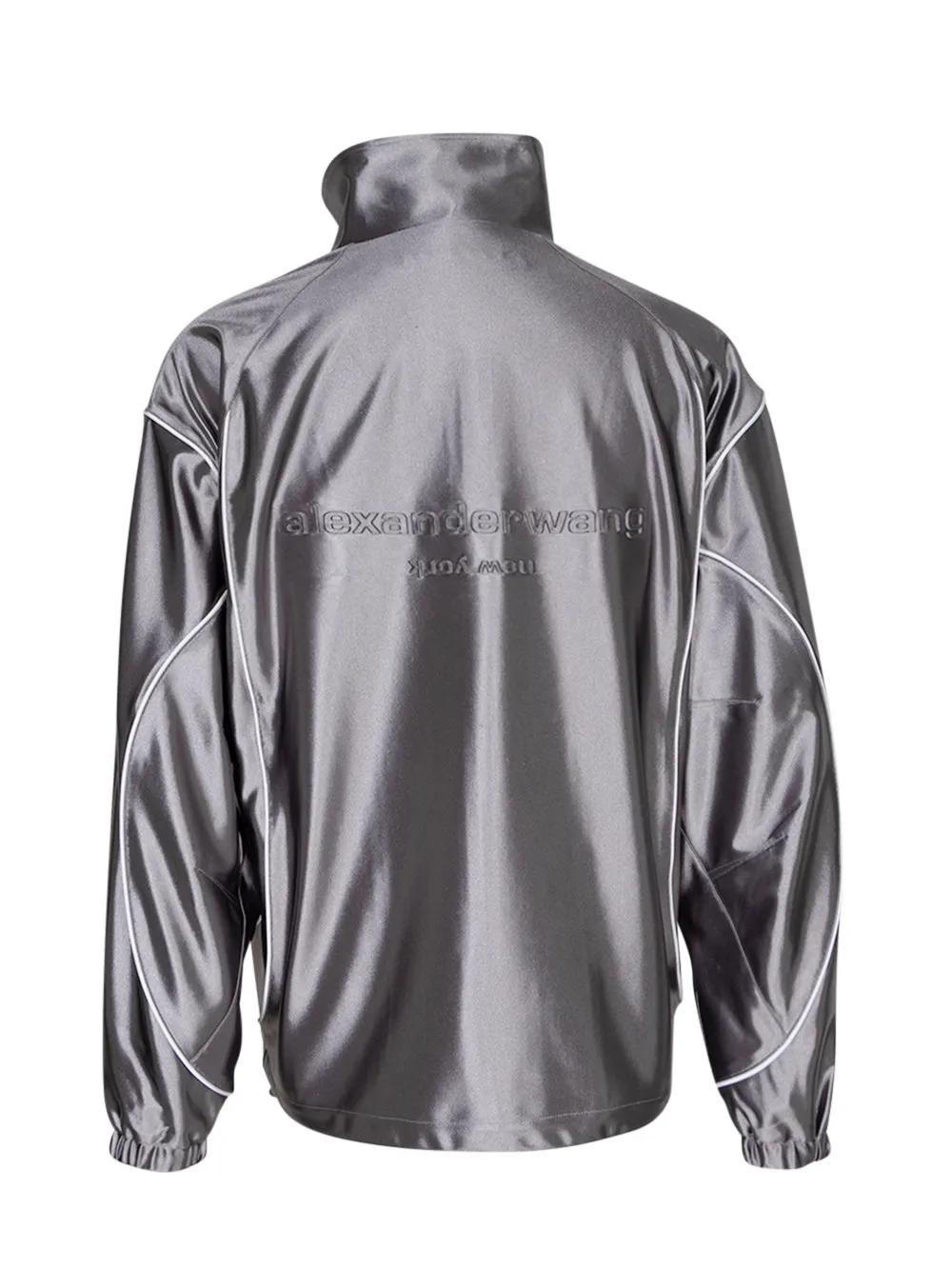 Track Jacket W/embossed Log Earl Grey