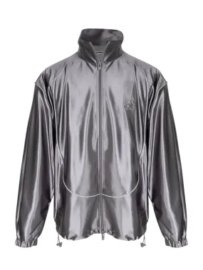 Track Jacket W/embossed Log Earl Grey
