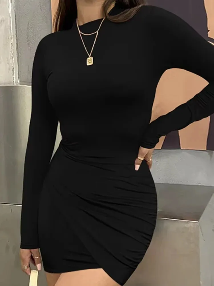 Turtleneck Bodycon Dress