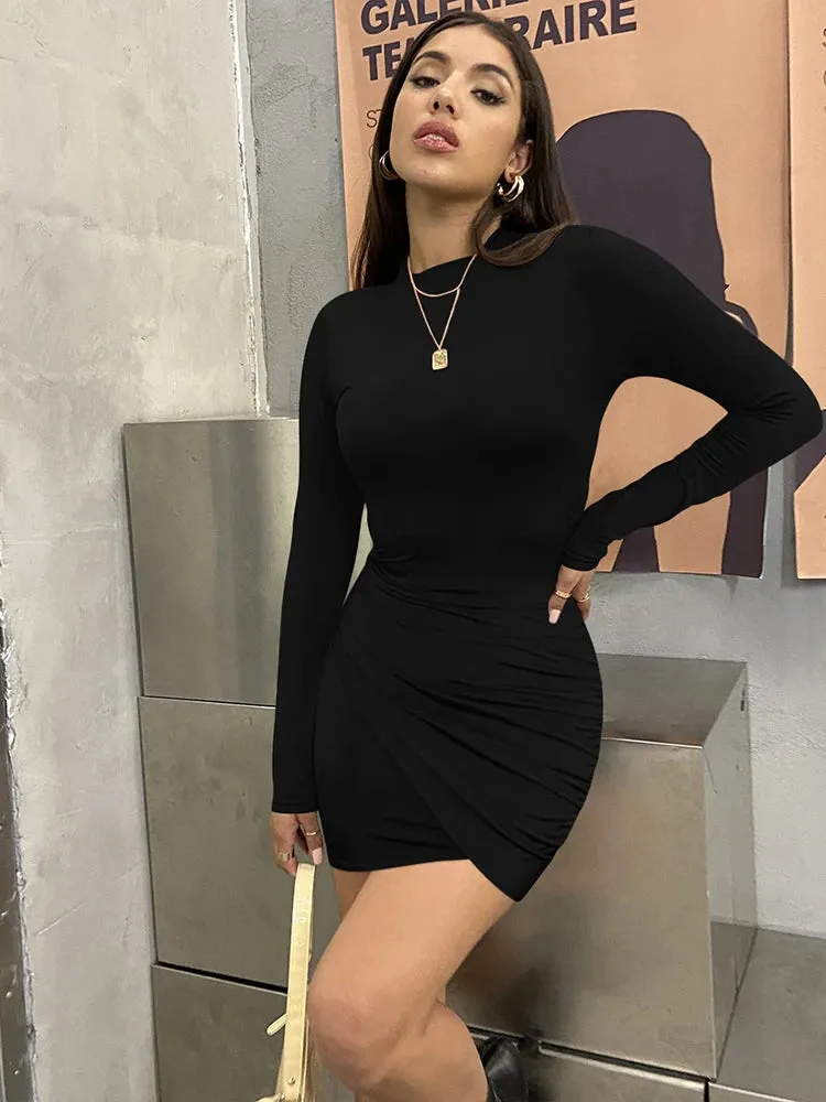 Turtleneck Bodycon Dress