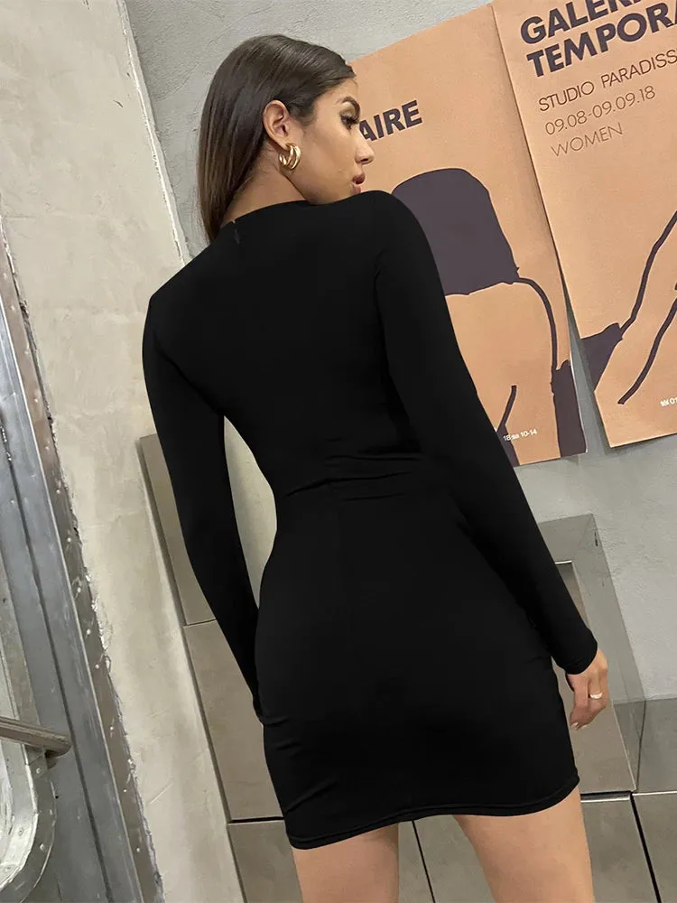 Turtleneck Bodycon Dress