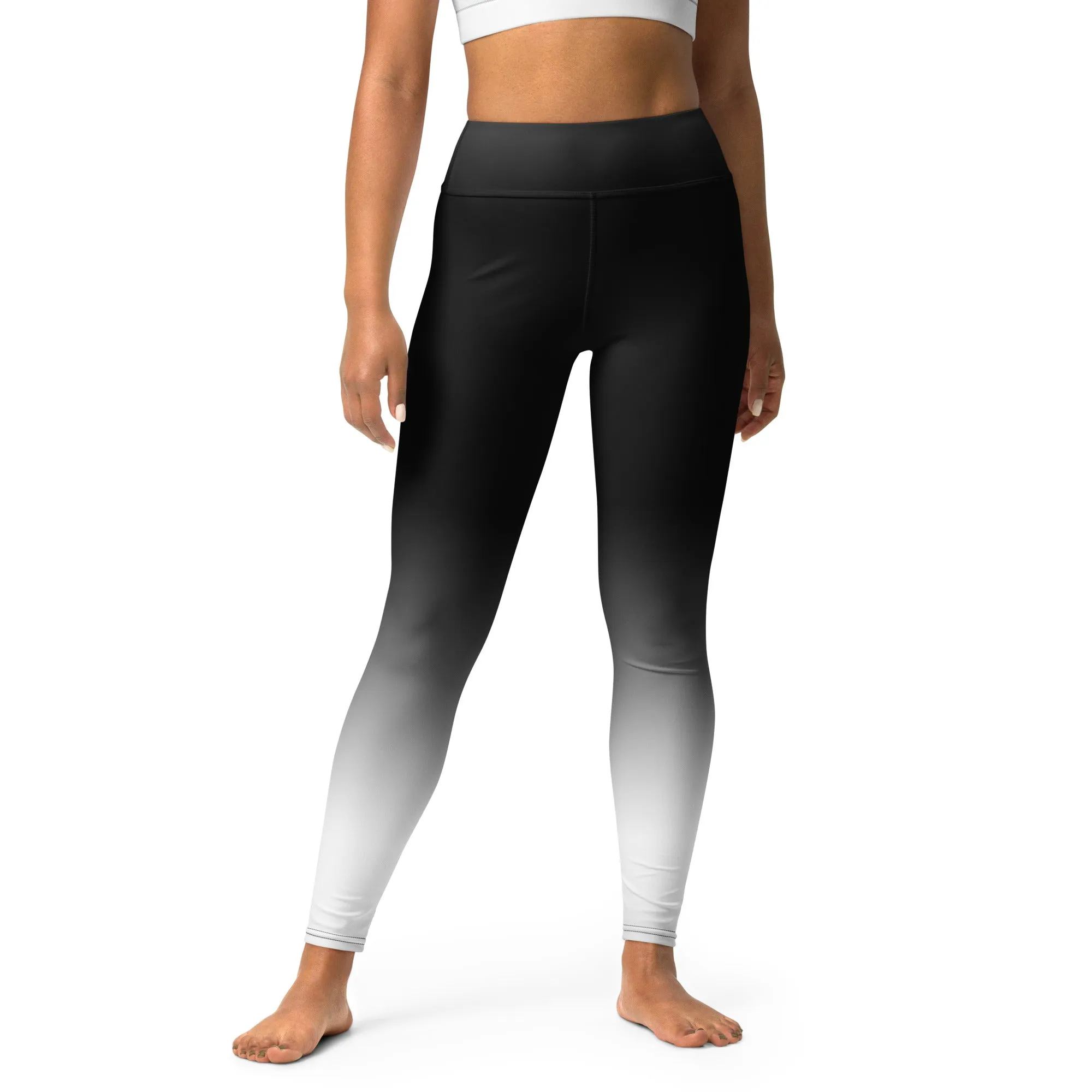 Two Toned Trendy Yoga Leggings, lioness-love