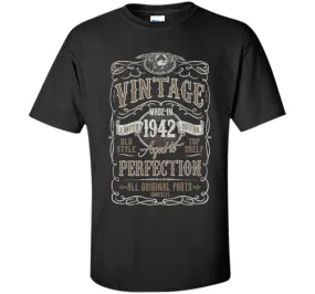 Vintage Made In 1942 Birthday Gift Idea T Shirt
