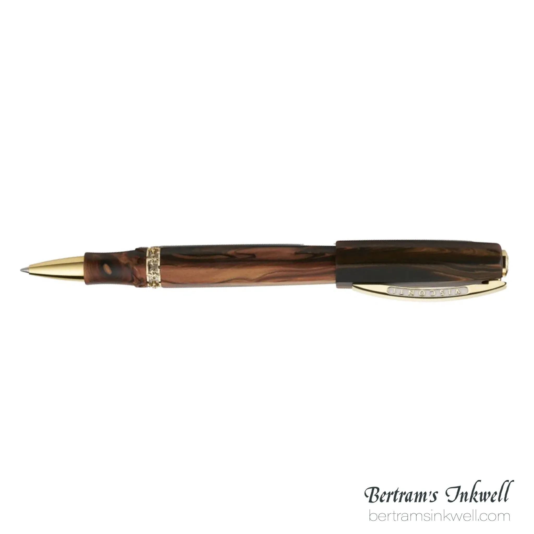 Visconti Medici Briarwood Gold Trim Rollerball