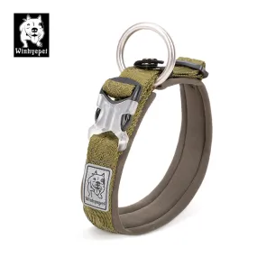 Whinhyepet Dog Collar army green -2XL