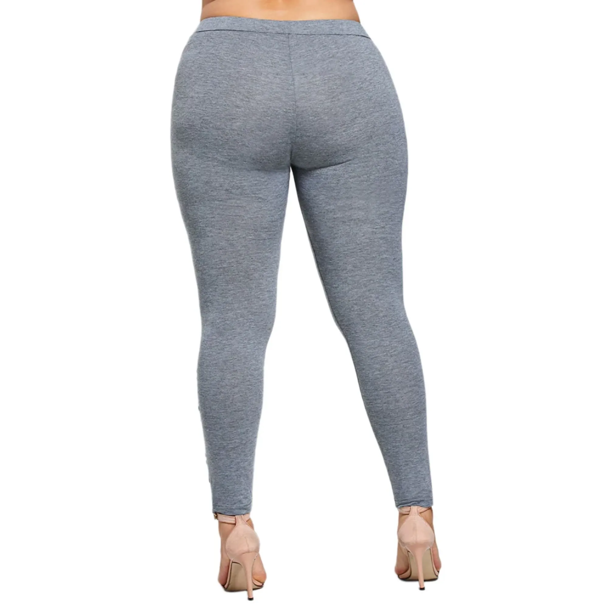Women's Casual Skinny Floral Leggings | Plus Size