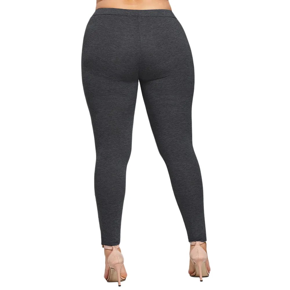 Women's Casual Skinny Floral Leggings | Plus Size